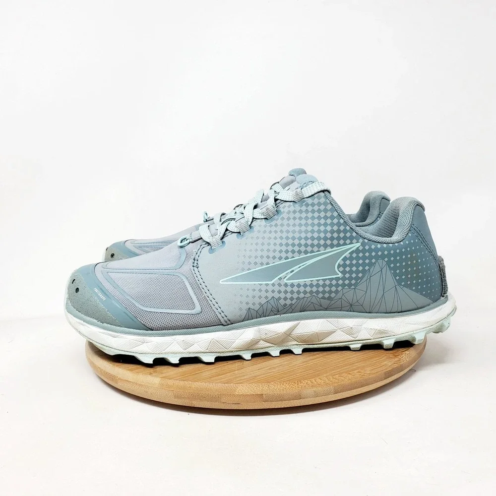 Altra Superior 4.5 Shoes Womens 8.5 Blue Trail Running Hiking Barefoot Sneaker
